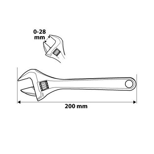Klucz nastawny 200 mm Neo Tools - 03-028 - NEO Tools - 5