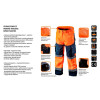 Wodoodporne spodnie robocze softshell ostrzegawcze Neo Tools - 81-751 - NEO Tools - 9