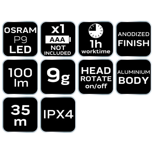 Mini latarka LED Neo Tools 100 lm - 99-068 - NEO Tools - 7