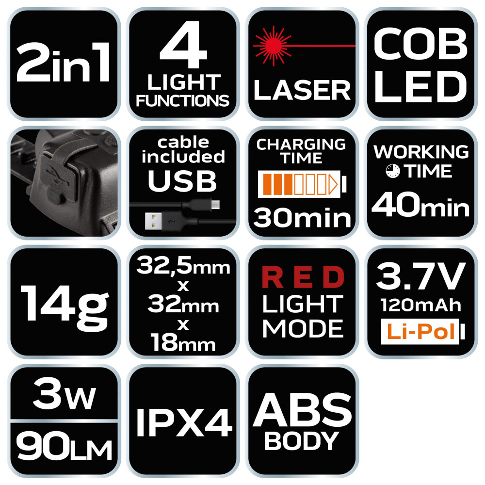 Latarka punktowa na palec Neo Tools - 99-078 - NEO Tools - 7