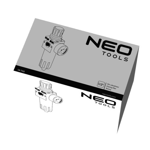 Filtr odwadniacz z reduktorem ciśnienia 1/2" Neo Tools - 14-732 - NEO Tools - 6