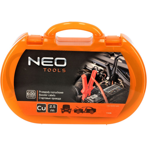 Kable rozruchowe Neo Tools 600 A / 2,5 m - 11-836 - NEO Tools - 3
