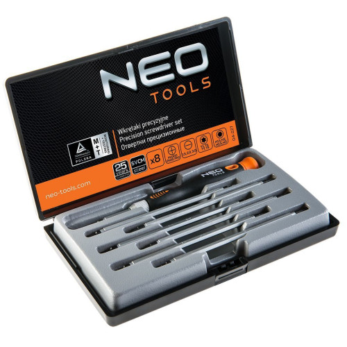 Wkrętaki precyzyjne SvCm 8 el. Neo Tools - 04-227 - NEO Tools - 1