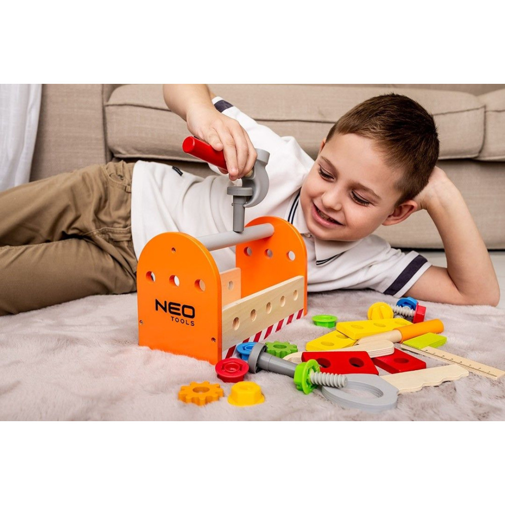 Zabawka zestaw narzędzi drewnianych Neo Tools - GD022 - NEO Tools - 3