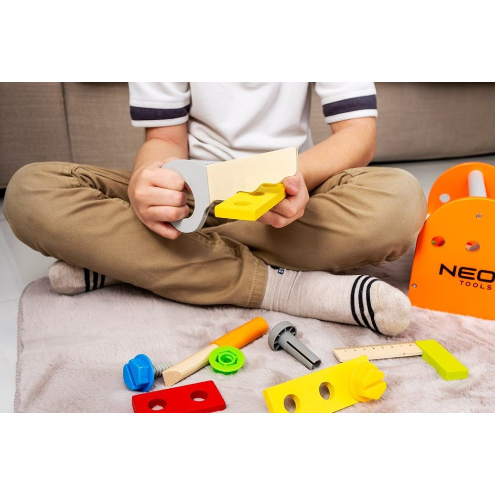 Zabawka zestaw narzędzi drewnianych Neo Tools - GD022 - NEO Tools - 5
