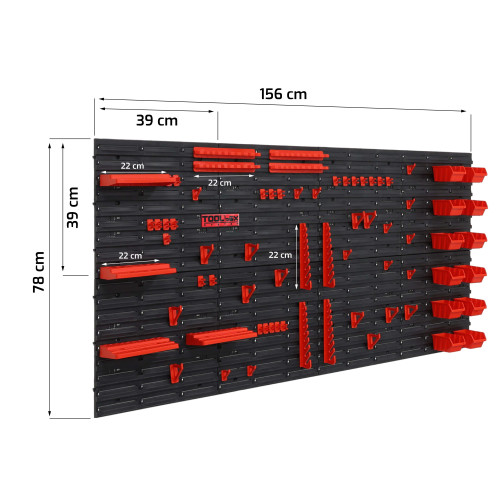 Tablica narzędziowa Toolbox System Wall Mix 160x80 - TS.W.160.080.M_px - Toolbox System - 9