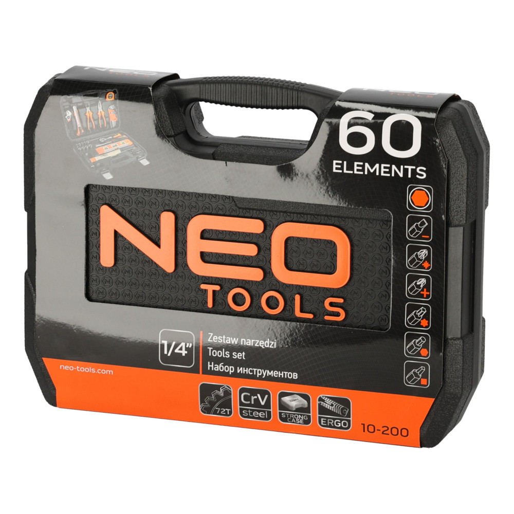 Zestaw narzędzi 60 el. Neo Tools - 10-200 - NEO Tools - 8