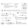 Zestaw kluczy nasadowych 1/2" 1/4" CrV 138 el. Neo Tools - 10-208 - NEO Tools - 13