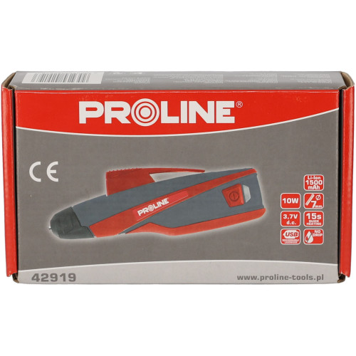 Pistolet klejowy akumulatorowy 10 W / 7 mm USB Proline - 42919 - Proline - 7