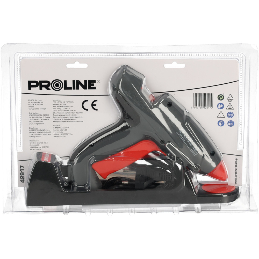 Pistolet klejowy bezprzewodowy 35 W / 400 W / 11 mm Proline - 42917 - Proline - 4