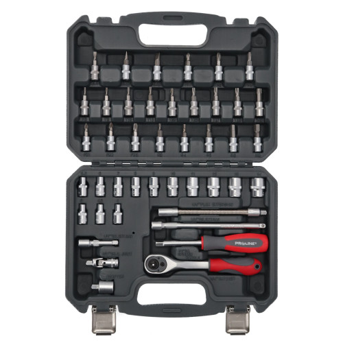 Zestaw kluczy nasadowych 1/4" 43 el. Proline - 58843 - Proline - 3