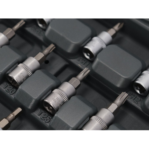 Zestaw kluczy nasadowych 1/4" 43 el. Proline - 58843 - Proline - 6