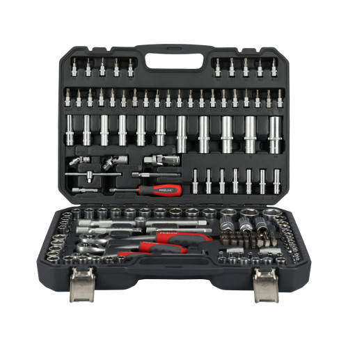 Zestaw kluczy nasadowych 1/4" 1/2" 3/8" 150 el. Proline - 588150 - Proline - 1 2