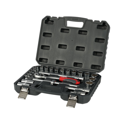 Zestaw kluczy nasadowych 1/2" 25 el. Proline - 58825 - Proline - 1