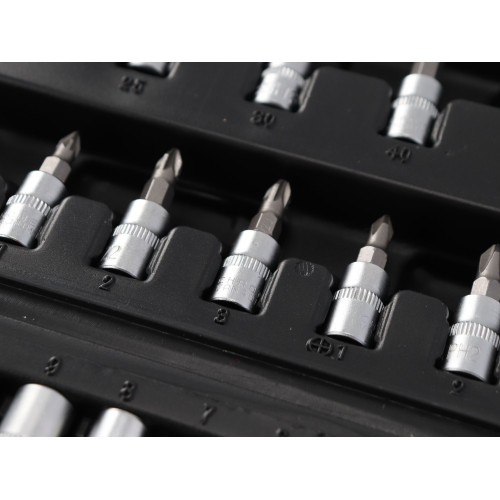 Zestaw kluczy nasadowych 1/4" 46 el. Mega - 58046 - Mega - 5
