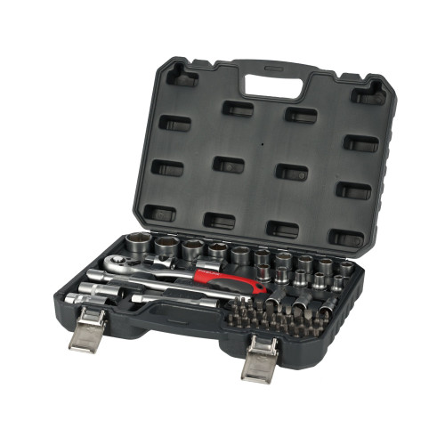 Zestaw kluczy nasadowych 1/2" 56 el. Proline - 58856 - Proline - 1