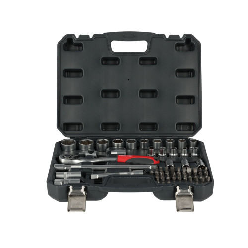 Zestaw kluczy nasadowych 1/2" 56 el. Proline - 58856 - Proline - 1 2