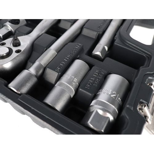 Zestaw kluczy nasadowych 1/2" 56 el. Proline - 58856 - Proline - 6