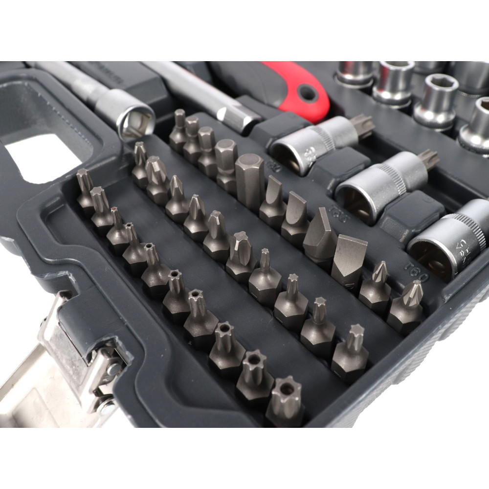 Zestaw kluczy nasadowych 1/2" 56 el. Proline - 58856 - Proline - 7