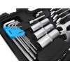 Zestaw kluczy płaskich i nasadowych 1/4" 1/2"  91 el. Mega - 58091 - Mega - 4