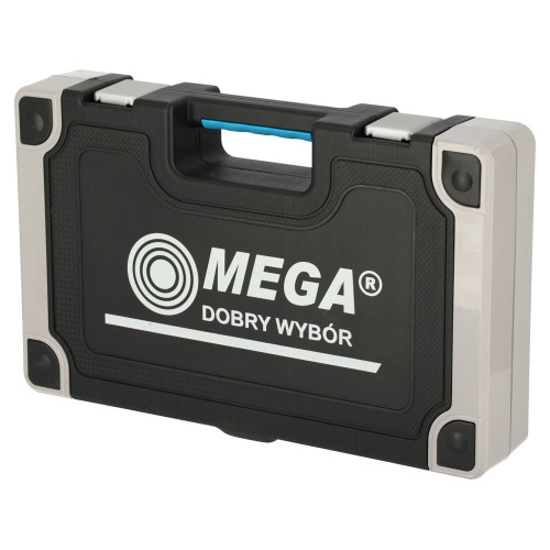 Zestaw kluczy płaskich i nasadowych 1/4" 1/2"  91 el. Mega - 58091 - Mega - 7