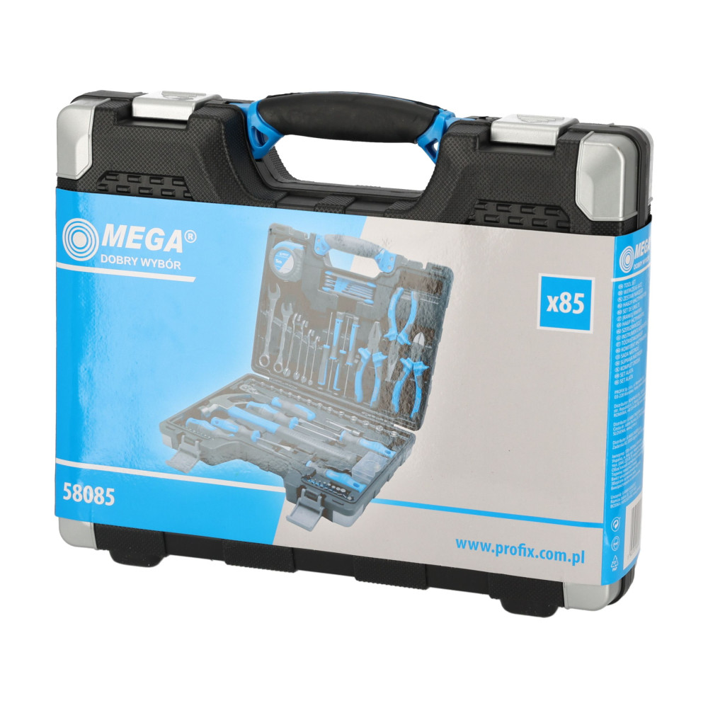 Zestaw narzędzi 85 el. Mega - 58085 - Mega - 8