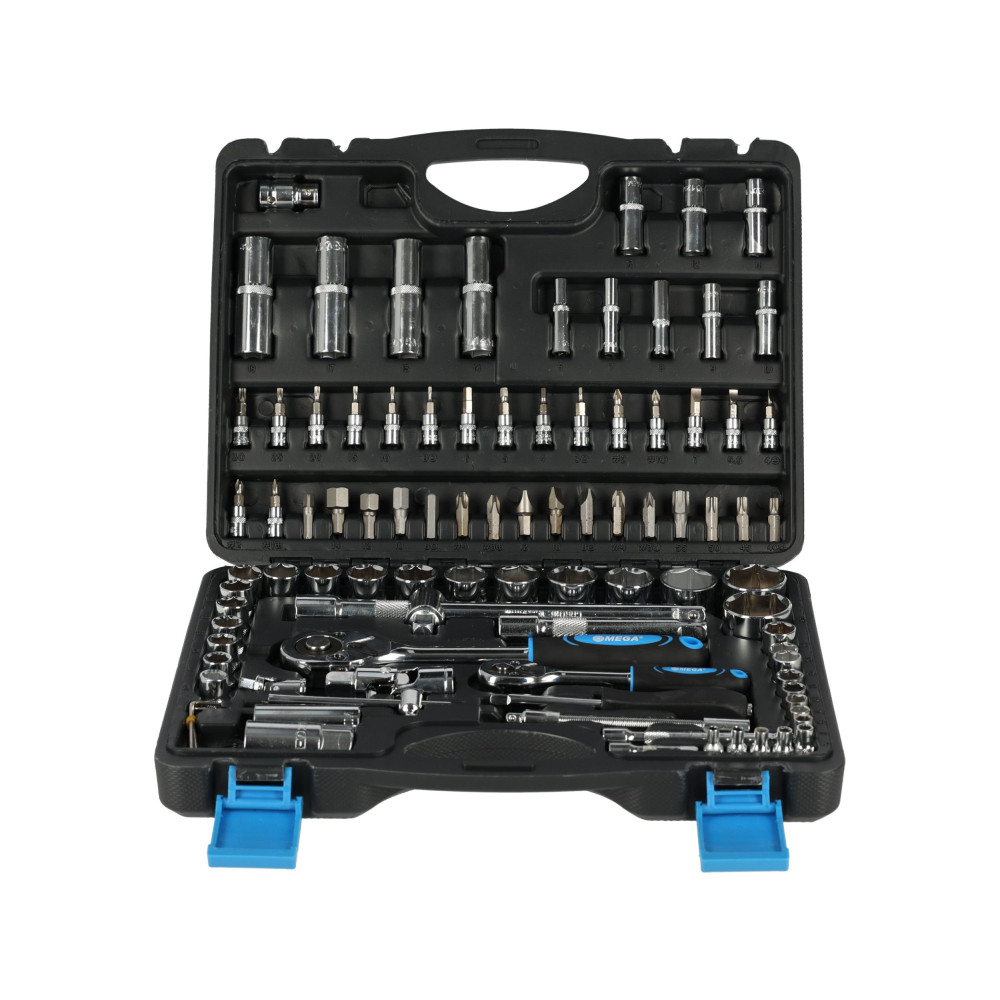 Zestaw kluczy nasadowych 1/4" 1/2"  94 el. Mega - 58094 - Mega - 2