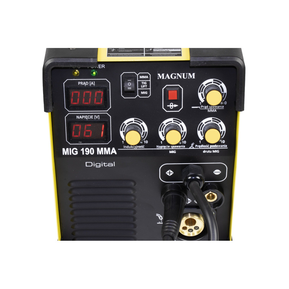 Spawarka Magnum MIG 190 II MMA new design - zestaw - U MI 190MMAND-G - Magnum - 14