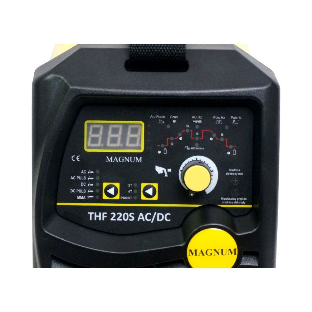 Spawarka Magnum TIG THF 220S AC/DC Pulse - zestaw - U I THF220SAC-G - Magnum - 7