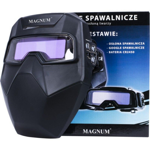 Automatyczne gogle spawalnicze Magnum R100+ z osłoną twarzy - POS-M-R100+ - Magnum - 6