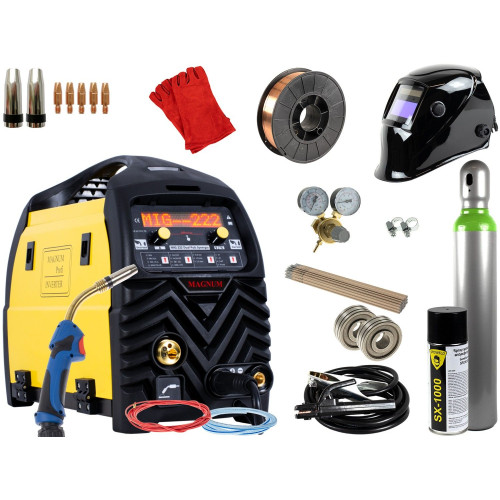 Spawarka Magnum MIG 222 Dual Puls Synergia - zestaw - U MI 222 DP-G - Magnum - 4