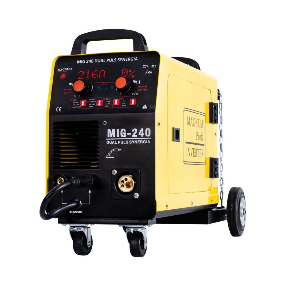 Spawarka Magnum MIG 240 Dual Puls Synergia - zestaw - U MI 240 DP-G - Magnum - 8