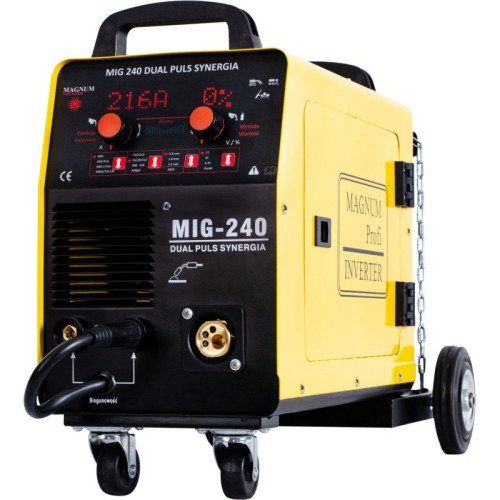 Spawarka Magnum MIG 240 Dual Puls Synergia - zestaw - U MI 240 DP-G - Magnum - 8