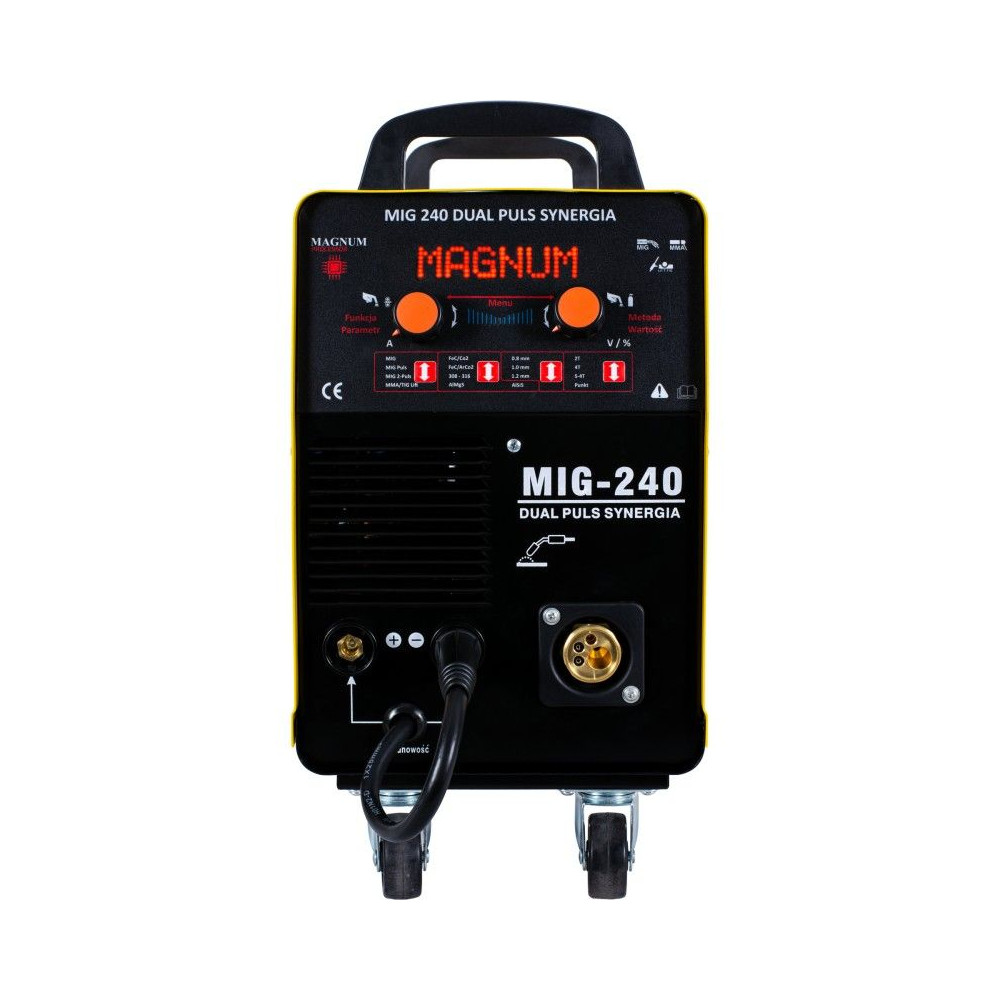 Spawarka Magnum MIG 240 Dual Puls Synergia - zestaw - U MI 240 DP-G - Magnum - 9