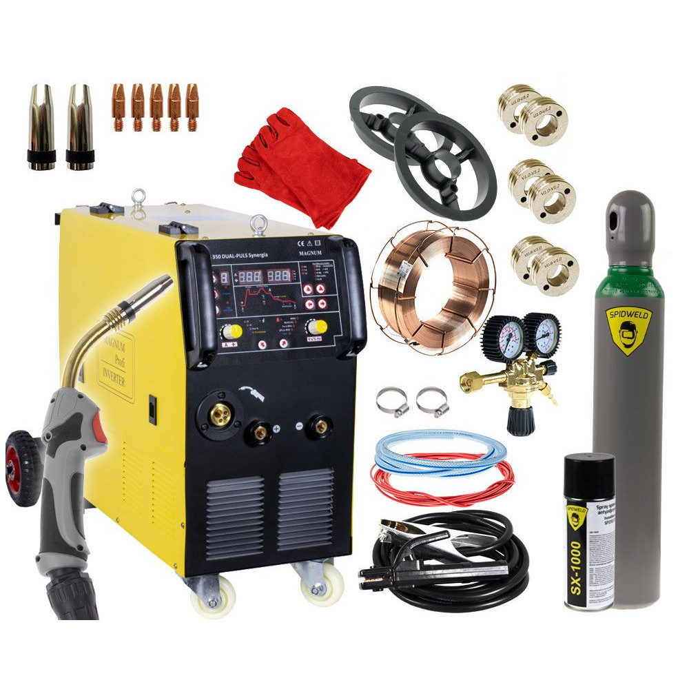 Spawarka Magnum MIG 350 Dual Puls Synergia - zestaw - U MI 350 PULS-G - Magnum - 3