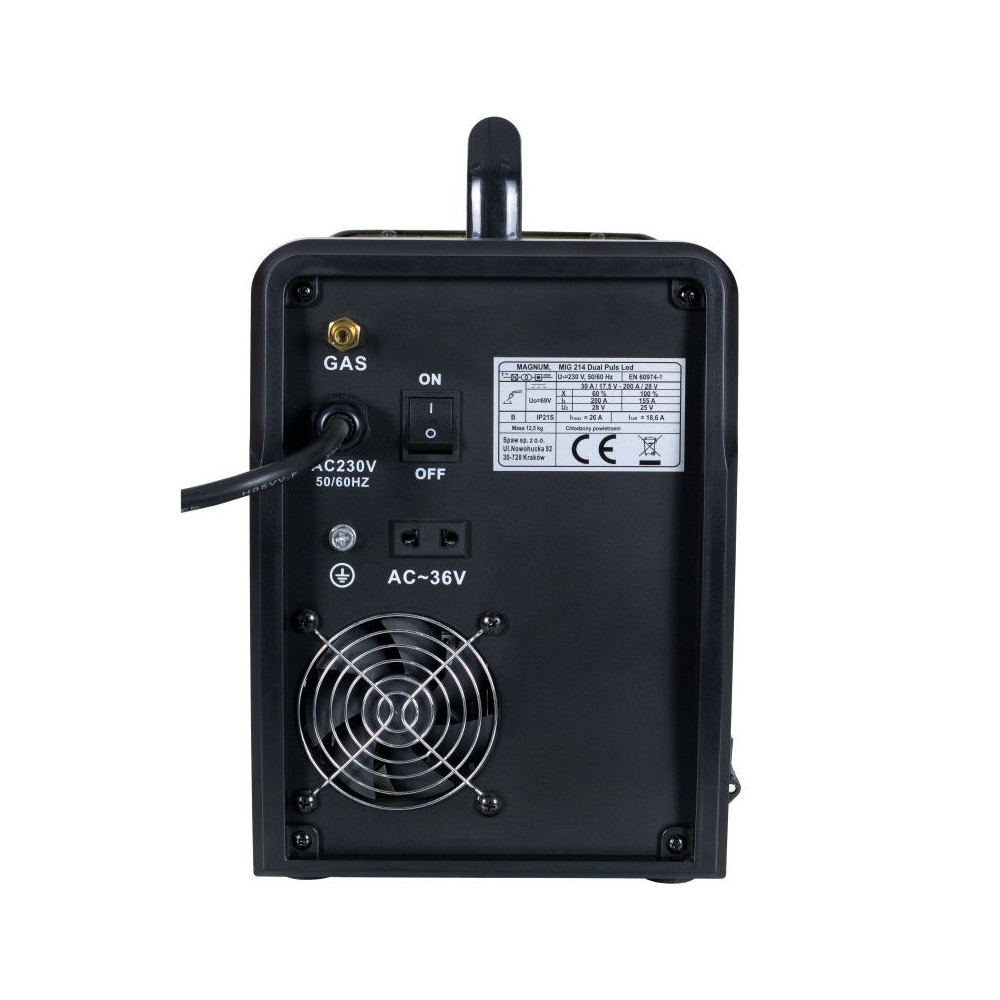 Spawarka Magnum MIG 214 Dual Puls Led II - zestaw - U MI 214 DPL-G - Magnum - 13
