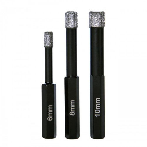 Wiertła diamentowe 6, 8, 10 mm z rdzeniem parafinowym - P F LX DIAM - Magnum - 1 2