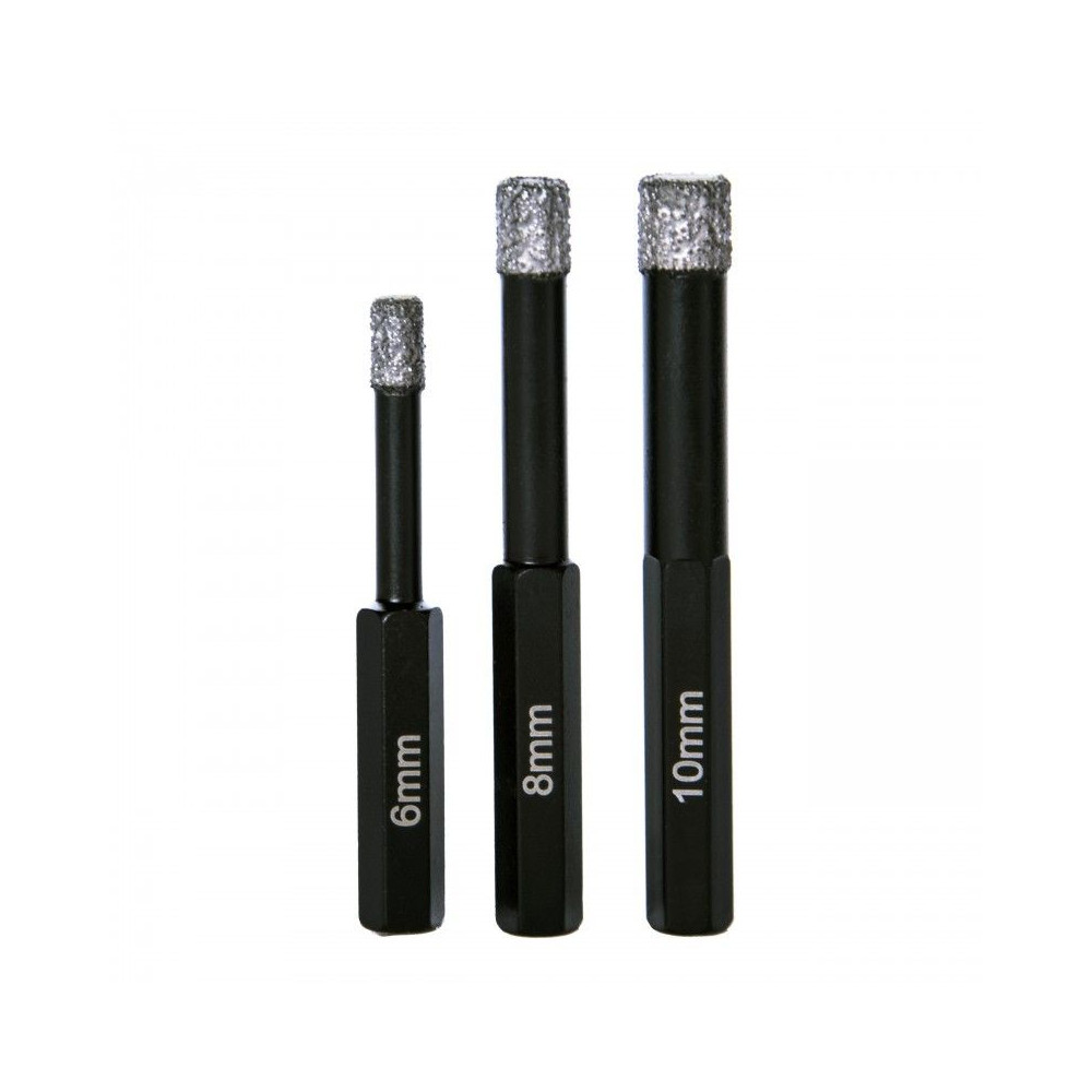 Wiertła diamentowe 6, 8, 10 mm z rdzeniem parafinowym - P F LX DIAM - Magnum - 2