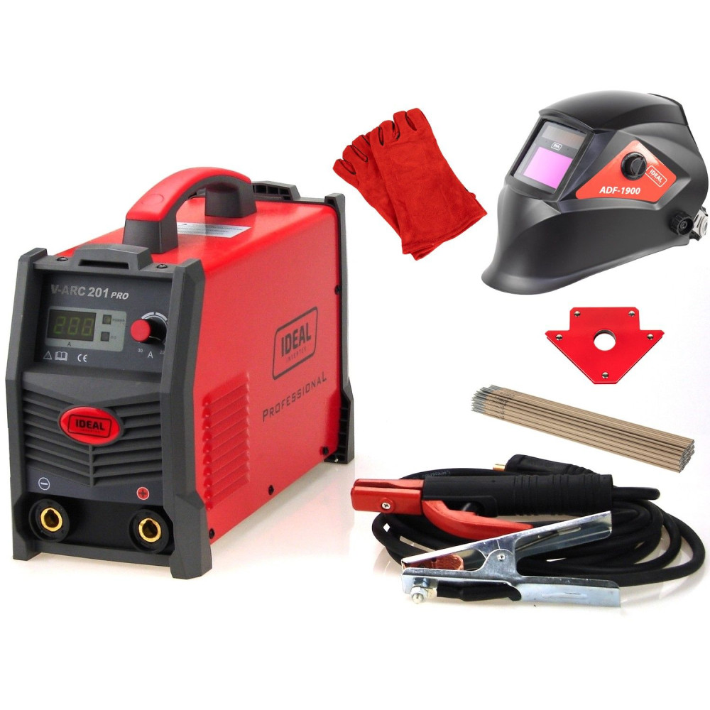 Spawarka Ideal V-ARC 201 PRO - zestaw - V-ARC201-G - Ideal - 1