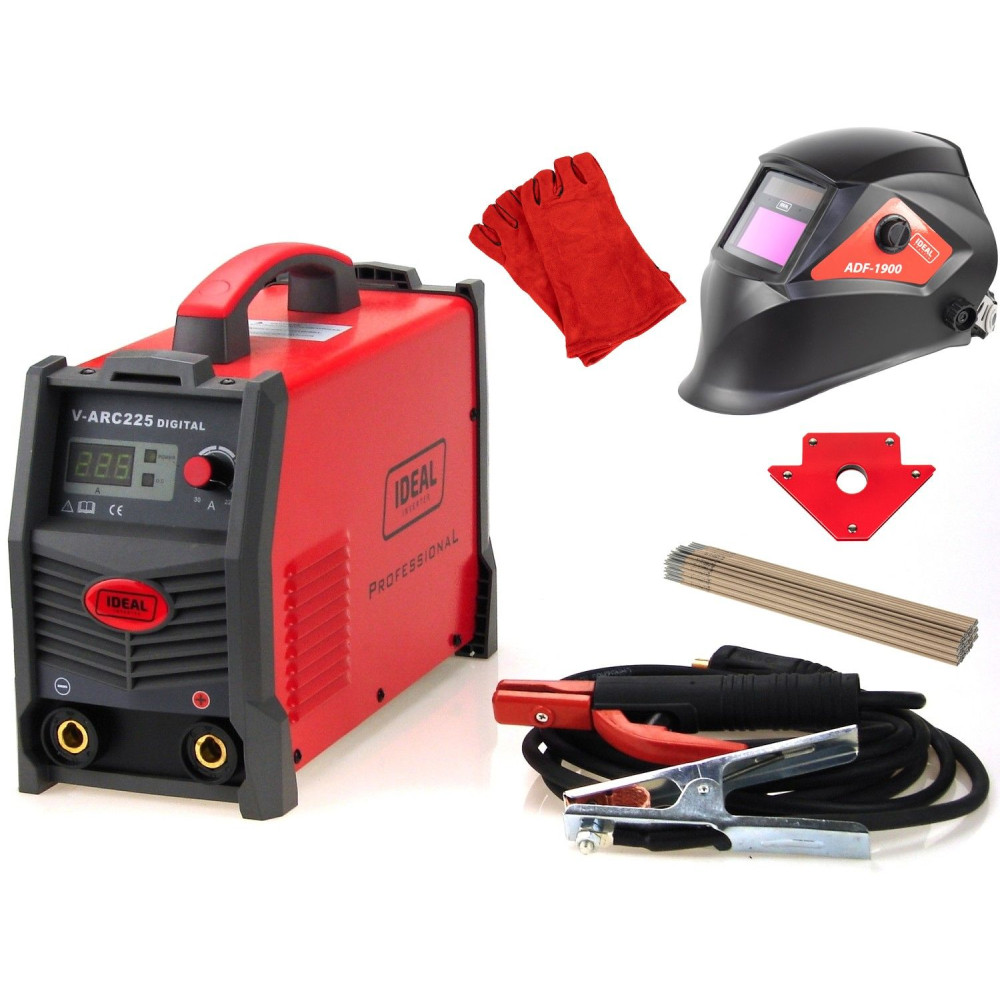 Spawarka Ideal V-ARC 225 Digital - zestaw - V-ARC225-G - Ideal - 3