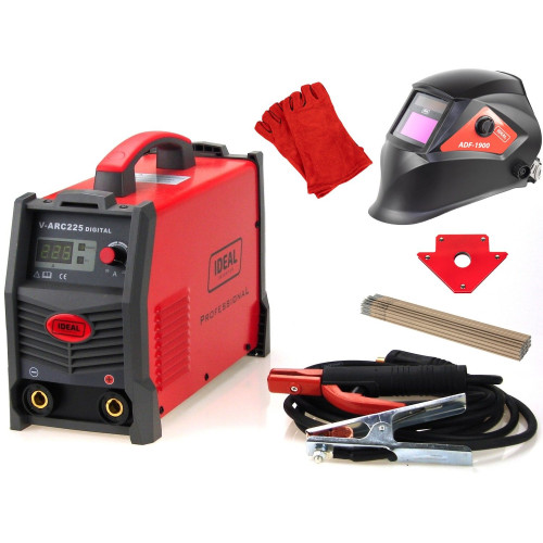 Spawarka Ideal V-ARC 225 Digital - zestaw - V-ARC225-G - Ideal - 3