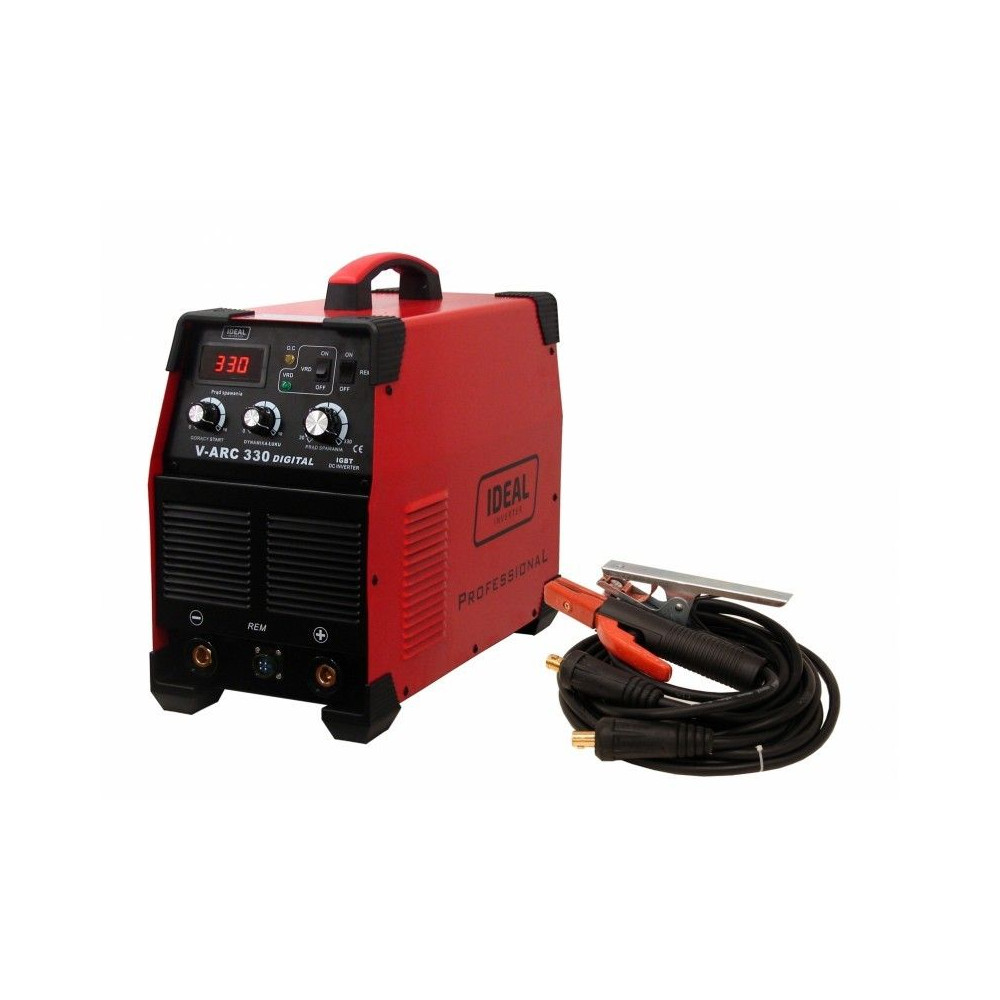 Spawarka Ideal V-ARC 330 IGBT Digital VRD +ACX - zestaw - V-ARC330-G - Ideal - 3