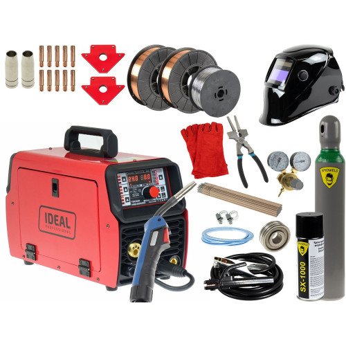 Spawarka Ideal Tecnomig 200GD 3w1 Synergic - zestaw - TMIG200GD-G - Ideal - 1