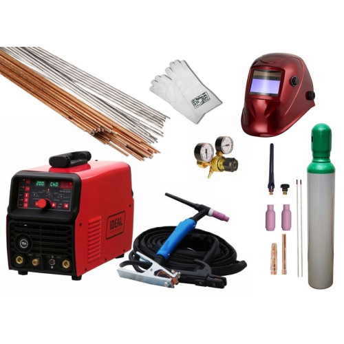 Spawarka Ideal Tecnotig 205 AC/DC Pulse Digital - zestaw - TTIG205AC-G - Ideal - 1