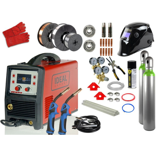 Spawarka Ideal Expert MIG 215 LCD - zestaw - EXMIG215LCD-G - Ideal - 2