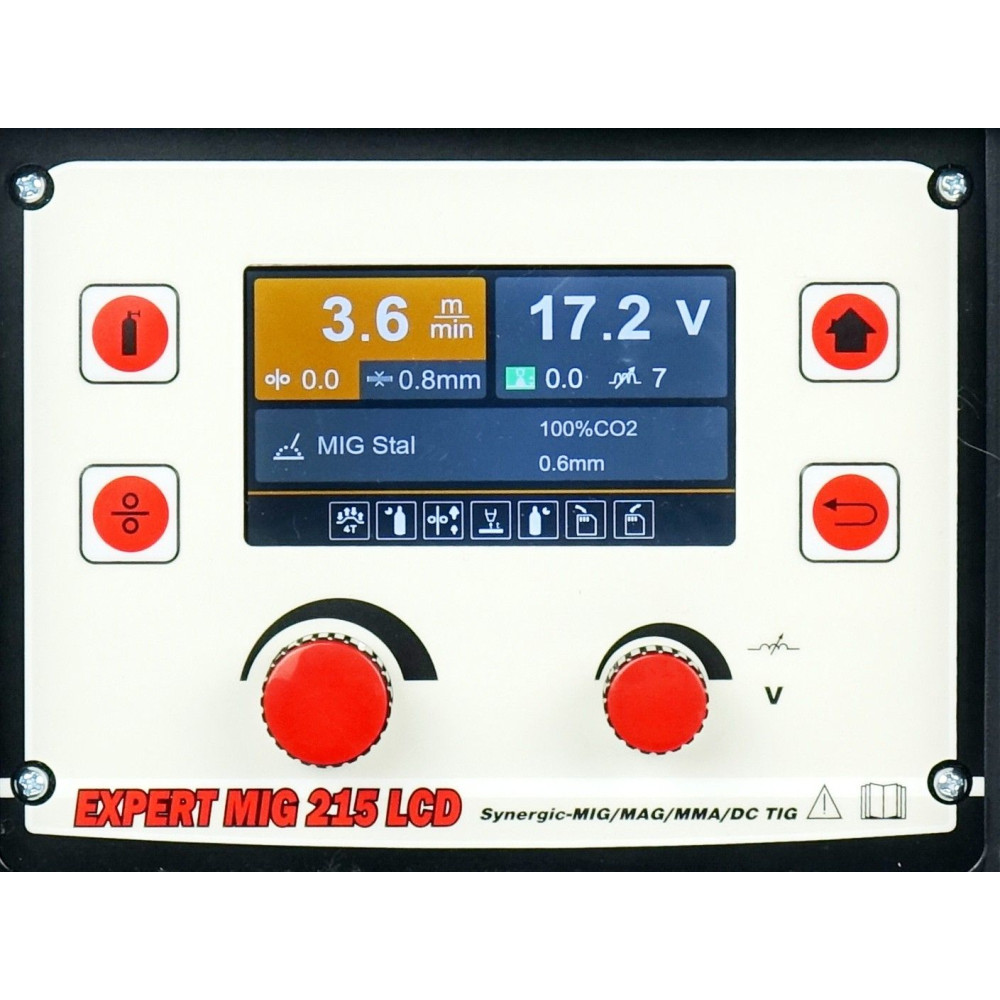Spawarka Ideal Expert MIG 215 LCD - zestaw - EXMIG215LCD-G - Ideal - 9