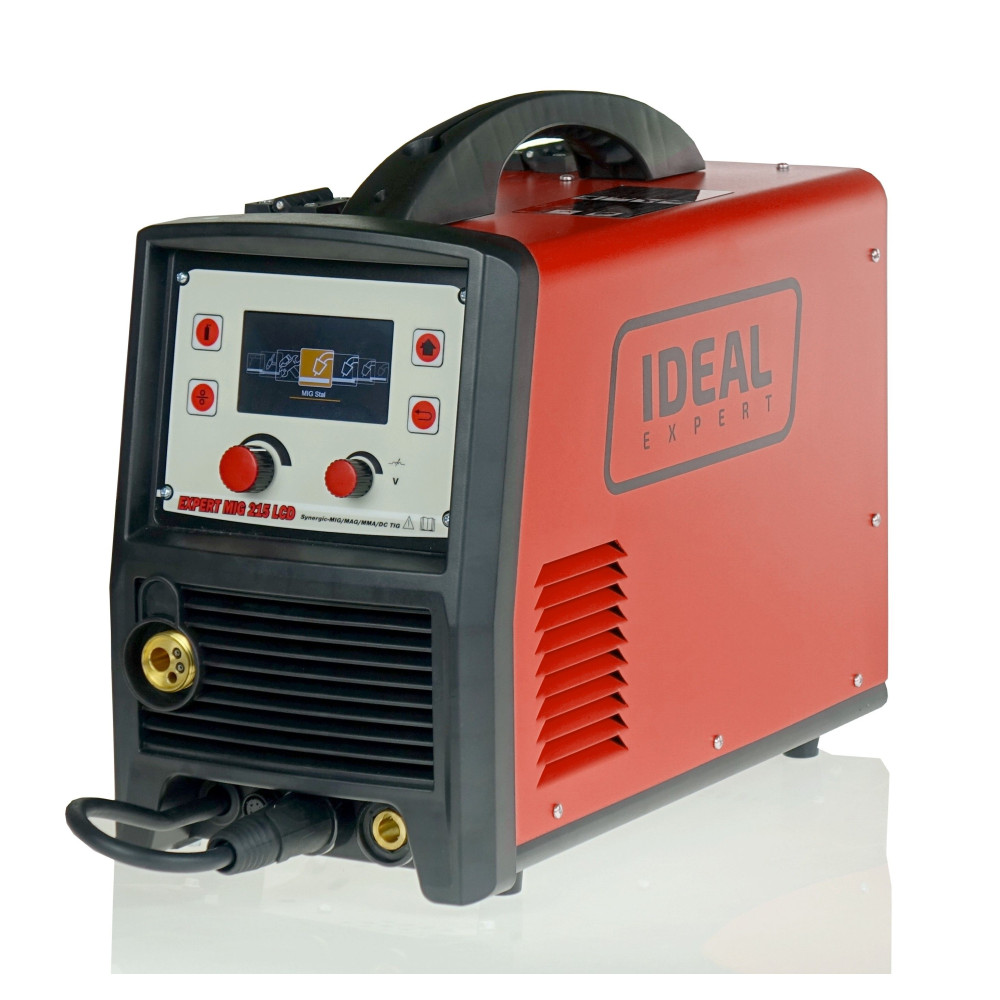 Spawarka Ideal Expert MIG 215 LCD - zestaw - EXMIG215LCD-G - Ideal - 12