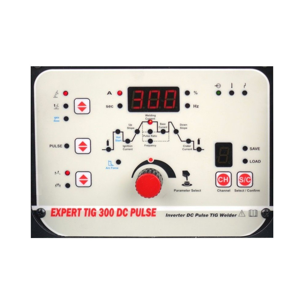 Spawarka Ideal Expert TIG 300 DC Pulse - zestaw - EXTIG300DC-G - Ideal - 7