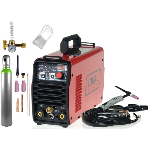 Spawarka Ideal Praktik TIG 202 DC Pulse Digital - zestaw - PTIG202DP-G - Ideal - 3