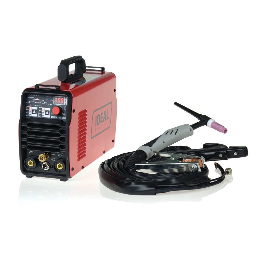 Spawarka Ideal Praktik TIG 202 DC Pulse Digital - zestaw - PTIG202DP-G - Ideal - 4